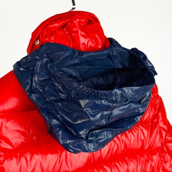 Moncler Petichet Red Stripe Bomber Down-Fill Puffer Jacket - Picture 4 of 15